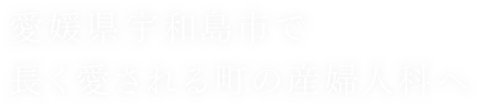愛媛県宇和島市で長く愛される町の産婦人科へ